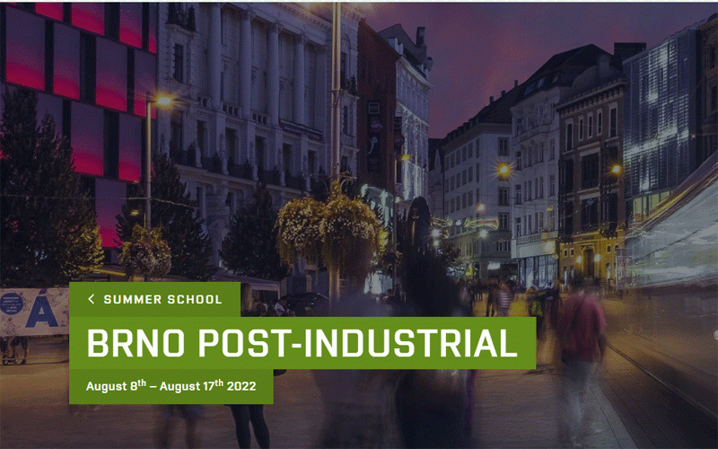 Poziv na ljetnu školu - Brno post-industrial